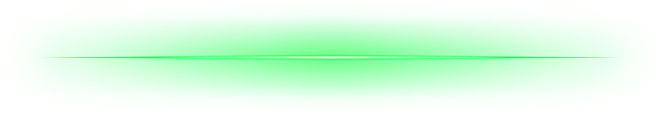 Glowing Green Neon Line Light